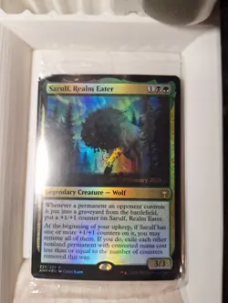 Sarulf, Realm Eater -Sealed Foil Prerelease Promo -Magic the Gathering MTG Nice! - Image 1