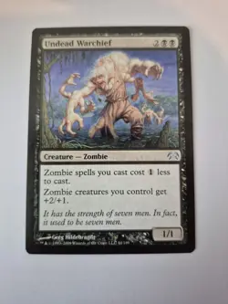 1x Undead Warchief, English Planechase MTG Magic NM x1 - Image 1