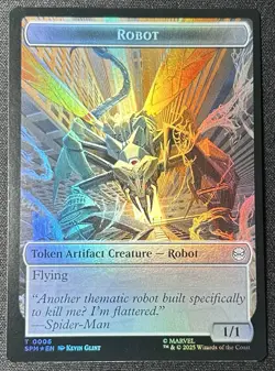 MTG Marvel's Spider-Man Robot T 0006 Food T 0005 Foil NM - Image 1
