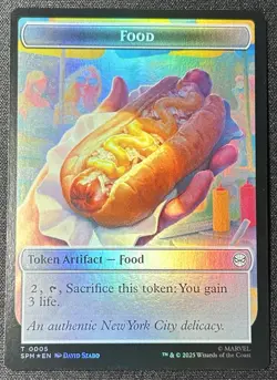 MTG Marvel's Spider-Man Robot T 0006 Food T 0005 Foil NM - Image 2