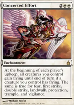 1x Concerted Effort Light Play, English Ravnica: City of Guilds MTG Magic - Image 1