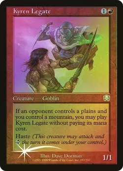 Mercadian Masques MTG FOIL Kyren Legate Magic - Image 1