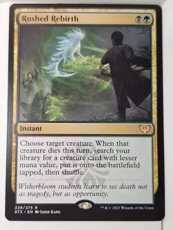 Rushed Rebirth - Strixhaven: School of Mages - Magic the Gathering MTG Nice! - Image 1