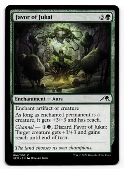 Favor of Jukai - NM MTG NEO - Kamigawa: Neon Dynasty 184/302 - Image 1