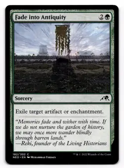 Fade into Antiquity - NM MTG NEO - Kamigawa: Neon Dynasty 182/302 - Image 1