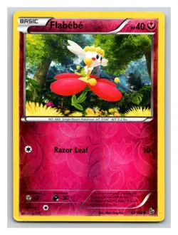 Pokemon - Flabebe - 63/106 - FLASHFIRE - Reverse Holo PP3 - Image 1