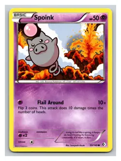 Pokemon 2012 Spoink Boundaries Crossed 59/149 PP11 - Image 1