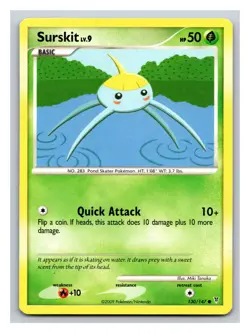 Pokemon Supreme Victors Common Card - Surskit 130/147 PP12 - Image 1
