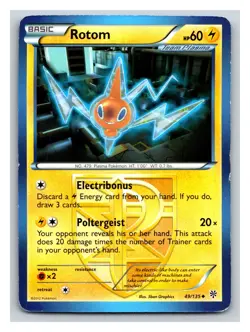 Rotom 49/135 - Pokemon Plasma Storm Uncommon Card PP5 - Image 1