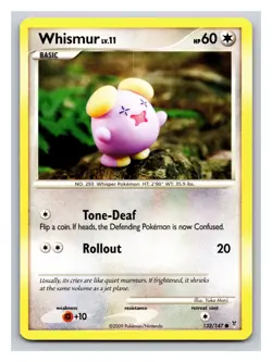 Pokemon Supreme Victors Common Card - Whismur 132/147 PP12 - Image 1