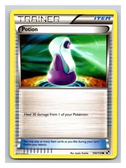 Potion 100/114 Black and White 2011 Pokemon Card PP12 - Image 1