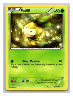 Petilil 16/149 - Pokemon Boundaries Crossed Uncommon Card PP11 - Image 1