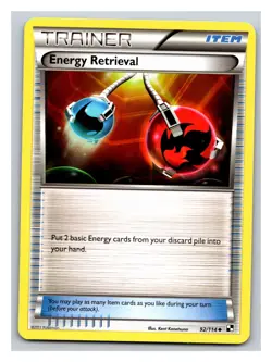 Black and White #92/114 Energy Retrieval Pokemon TCG PP11 - Image 1