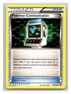 Pokemon Communication - 99/114 - Pokemon Black and White LP PP10 - Image 1