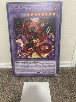 Yugioh Oversized giant Card Destiny Hero Destroyer Phoenix Enforcer - Image 1
