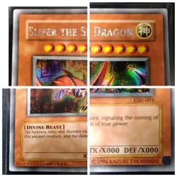 Yugioh GBI-001,002,003 Slifer The Sky Dragon Secret Rare - Image 4