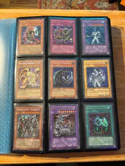 Yugioh Binder Collection - 200+ Cards - All Played Condition - Vintage Retro - Image 1
