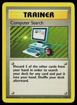 Pokemon Card - Computer Search Base Set 71/102 Rare - Image 1