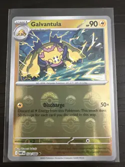 Galvantula Poke Ball #34 Holo Pokemon Sv11W: White Flare Card - Image 1