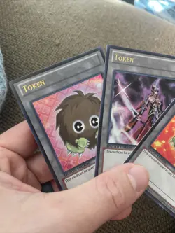 Yugioh 3 Card Token Collection Lot NM Conditions TCG Value Bundle Free Ship!! - Image 4