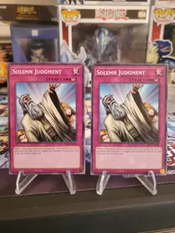 Solemn Judgment SR14-EN038 Common Yugioh Card - Image 1