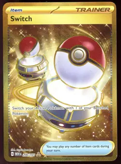 Switch Pokemon Card - Scarlet & Violet 151 206/165 Secret Rare NM - Image 1