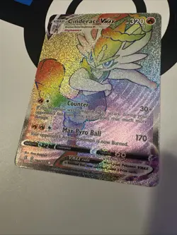 Cinderace VMAX Secret Rare Rainbow 194/192 Swsh02: Rebel Clash Pokemon Card NM/M - Image 5