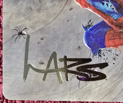 MTG Marvel Heroic Horde Gold Signature Spider-Man Art Card 21/54 Art Series MINT - Image 2