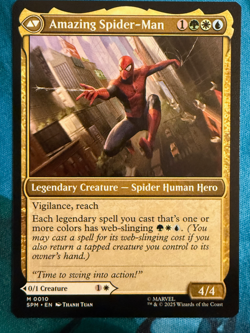 MTG Peter Parker Amazing Spider-Man Mythic M 0010 SPM Marvel's Spider-Man NM - Image 1