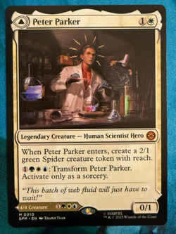 MTG Peter Parker Amazing Spider-Man Mythic M 0010 SPM Marvel's Spider-Man NM - Image 2