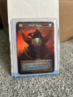 Sorcery Contested Realm Beta Foil Death Dealer - Image 1