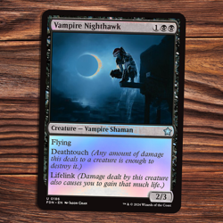 Vampire Nighthawk - FOIL - Foundations - Magic the Gathering - Image 1