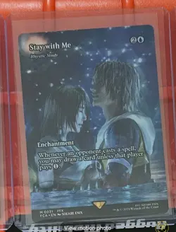 Stay with Me - Rhystic Study (Showcase) Final Fantasy: Through the Age Non-Foil - Image 1