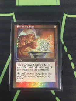 MTG Magic The Gathering Sculpting Steel Foil Retro Frame Artifact Commander - Image 1