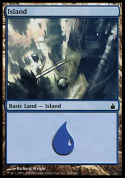 1x Island (294) - Foil NM-Mint, English Ravnica: City of Guilds MTG Magic - Image 1