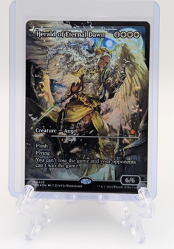 MtG - Herald Of Eternal Dawn (Japanese Showcase) - Foundations (Foil 423) - Image 1