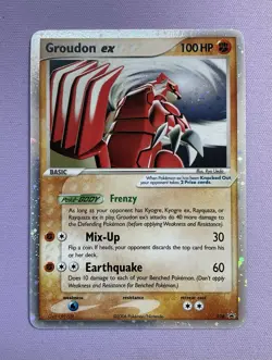 Pokemon Groudon ex Holo Black Star Promo 2006 #038, Mint/NM - Image 1