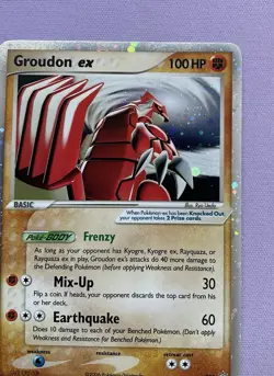 Pokemon Groudon ex Holo Black Star Promo 2006 #038, Mint/NM - Image 3