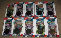 POKEMON BLISTER PACK LOT, SCARLET AND VIOLET, PARADOX RIFT, 10 PACKS - Image 1