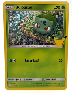 Bulbasaur 1/25 Holo McDonalds 25th Anniversary 2021 - Pokemon Card TCG (NM) - Image 1