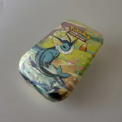 Prismatic Evolutions Mini Tin - Vaporeon Art - Sealed Brand NEW - Pokemon TCG - Image 2