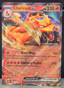 Charizard ex 006/165 Double Rare Holo Pokemon Scarlet & Violet 151 TCG Near Mint - Image 1