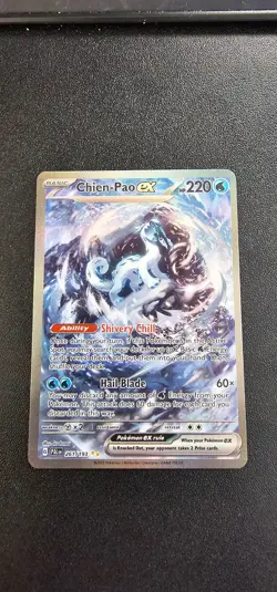 Chien-Pao ex Special Illustration Rare Pokemon SV02: Paldea Evolved 261/193 NM - Image 1