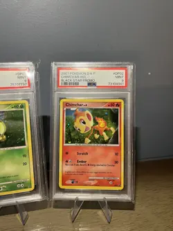 PSA 9 Pokemon TCG - Piplup, Chimchar, & Turtwig - DP Black Star Promos - Image 2