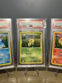PSA 9 Pokemon TCG - Piplup, Chimchar, & Turtwig - DP Black Star Promos - Image 3