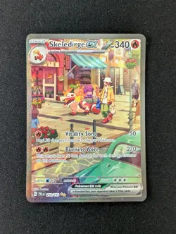 1x Skeledirge ex - 258/193 - Special Illustration Rare Pokemon SV02 - Paldea Ev - Image 1