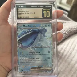 Pokemon TCG Dondozo ex 066/182 Destined Rivals - Graded CGC PRISTINE 10 - Image 2