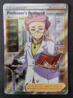 Professors Research 201/202 - Sword & Shield Base Set Ultra Rare - Pokemon TCG - Image 1