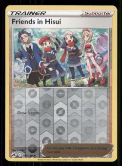 Friends in Hisui Crown Zenith #130/159 Uncommon Reverse Holo Pokemon LP - Image 1
