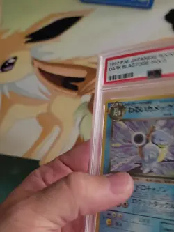 Pokemon PSA 9 Dark Blastoise Japanese Team Rocket #9 Holo Rare - Image 2